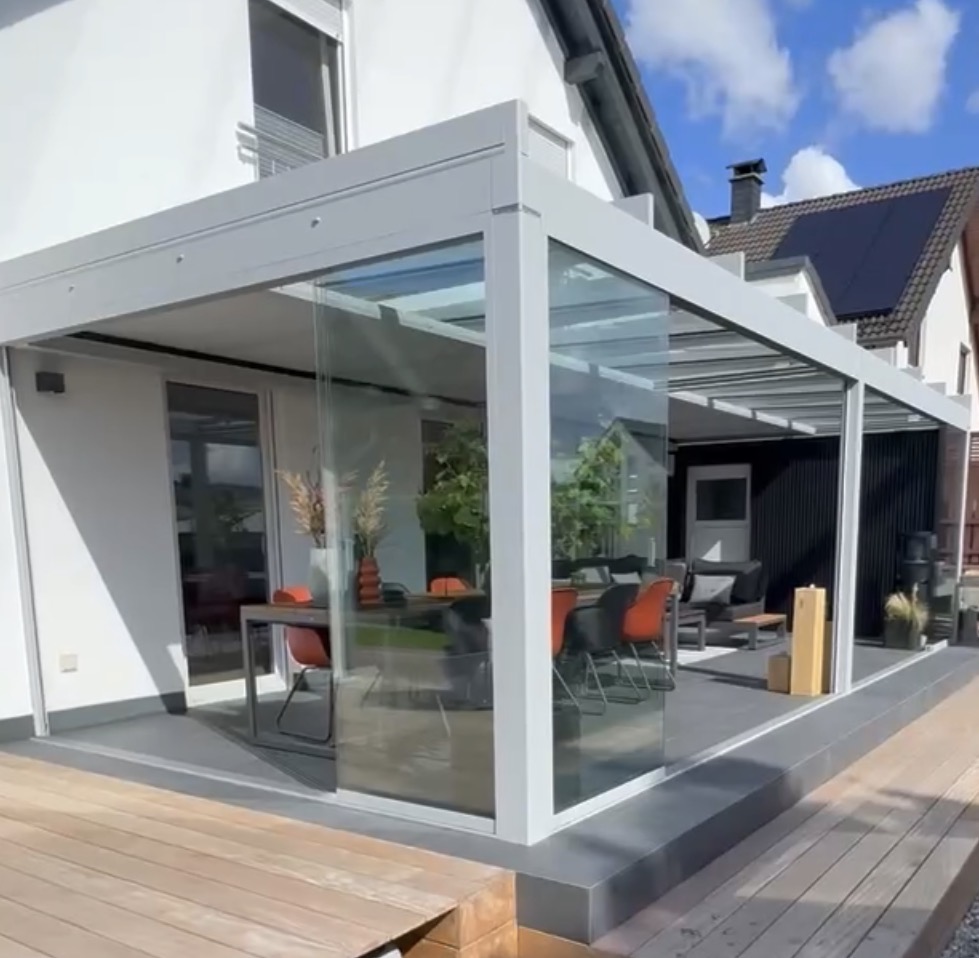 Terrassendach Schiebetüren – Bild 4