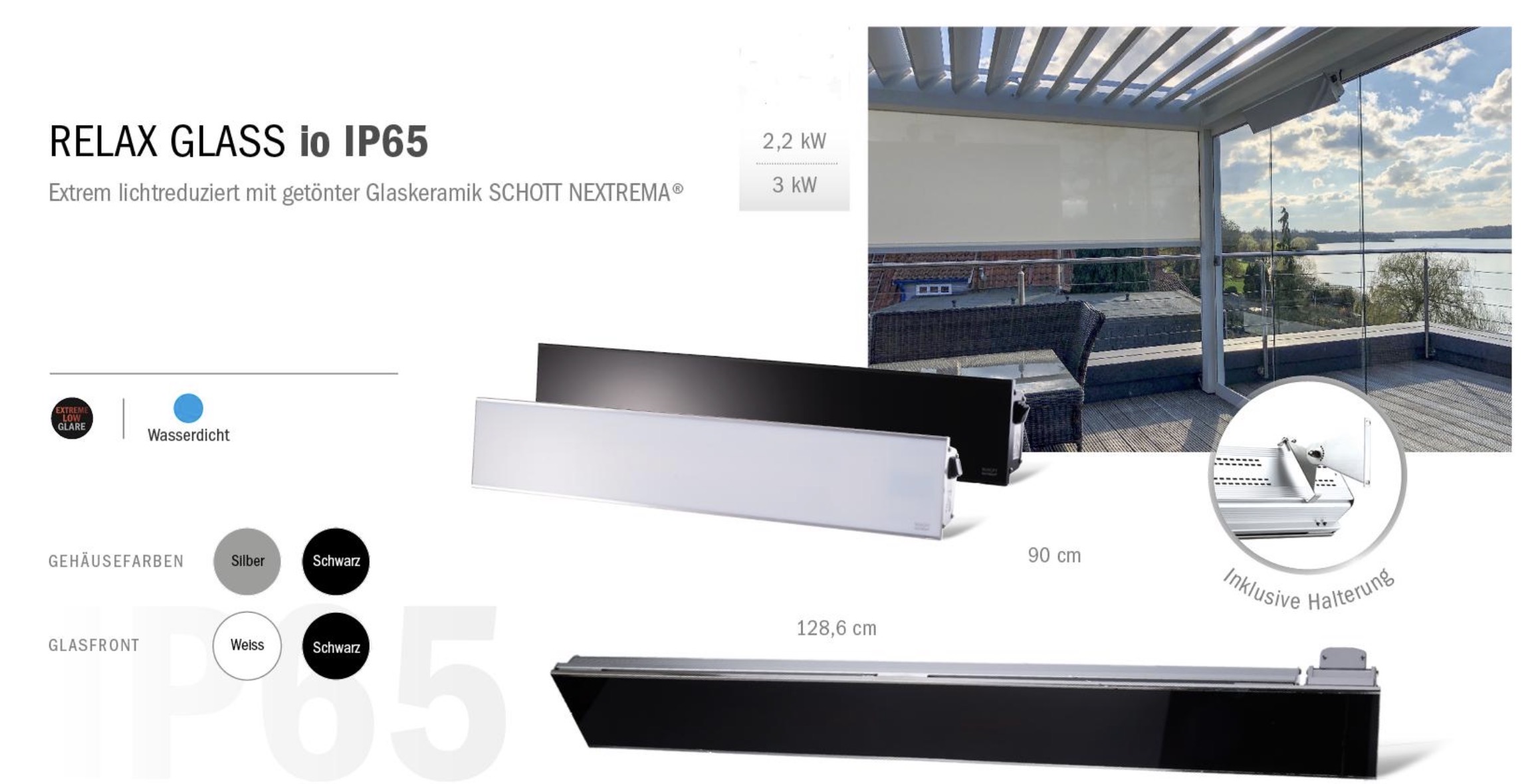 Heizstrahler Infrarotheizung 2200 Watt – Bild 6